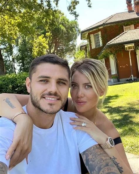 mauro icardi frau|Mauro Icardi reunites with wife Wanda Nara and says。